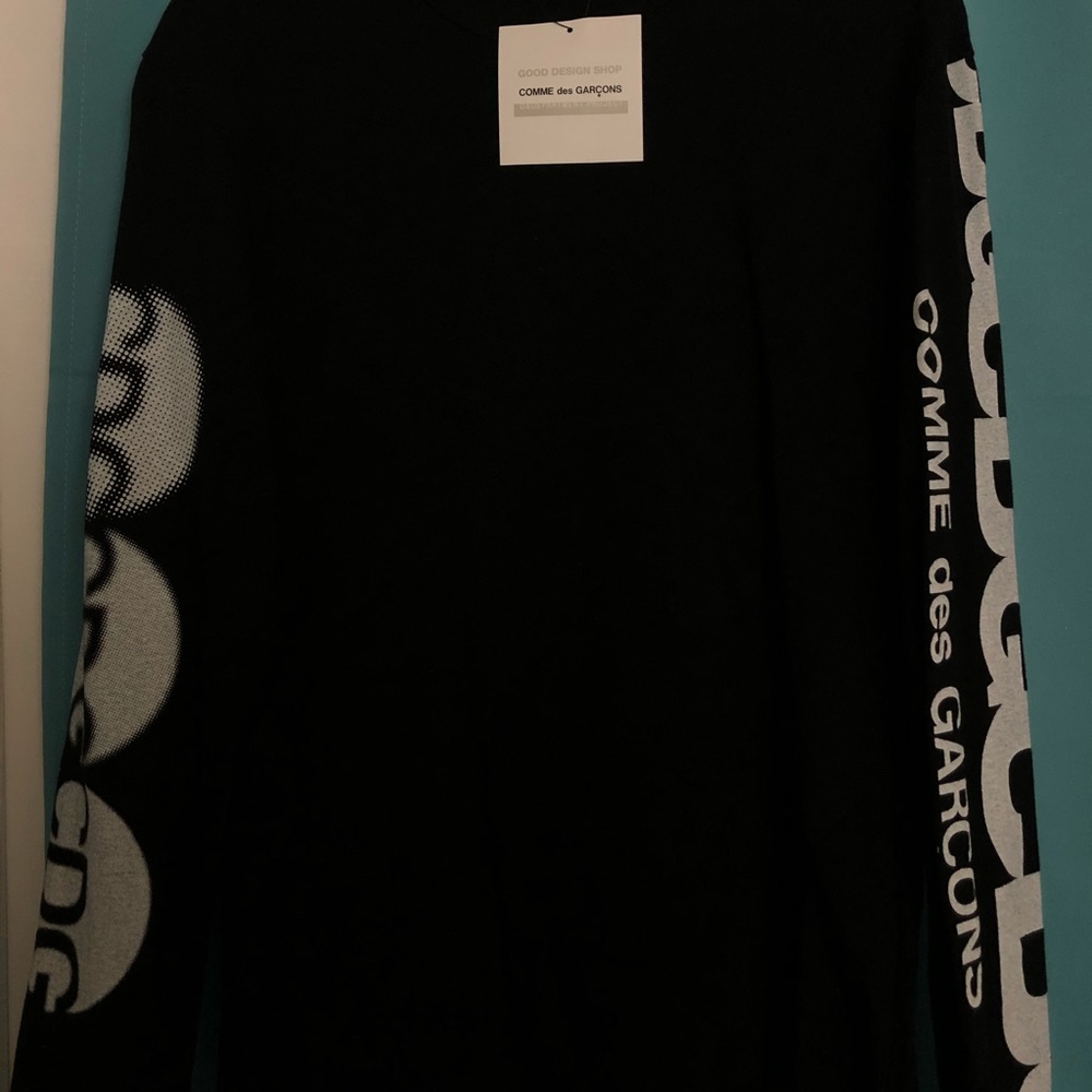 Comme des Garcons CDG Logo Crewneck LS T-Shirt